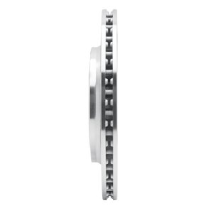 Cadillac ATS Brake Rotor (1) - Rear Right - R1 Concepts - Drilled & Slotted - Silver - `16-`24